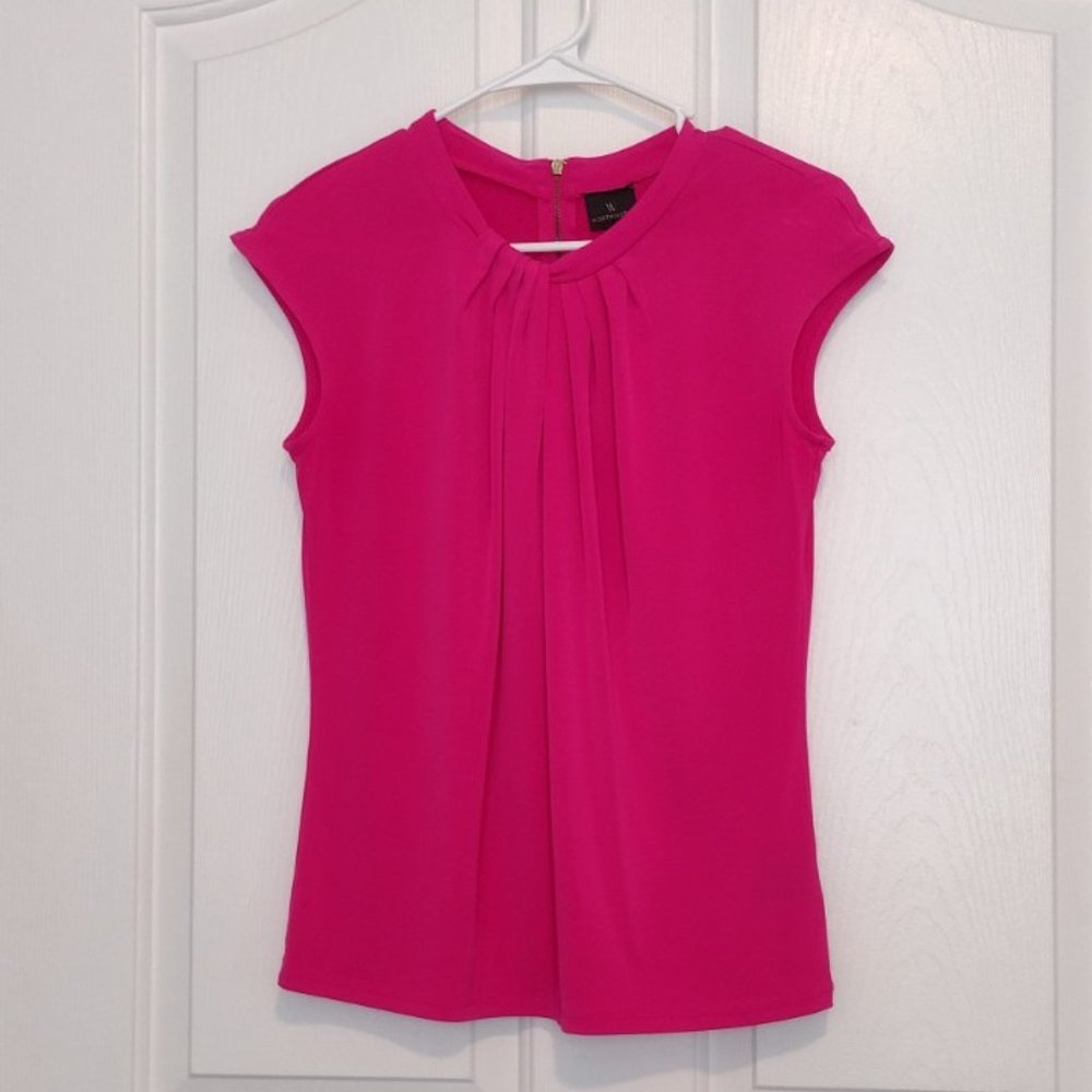 Worthington Ladies Bright Pink Sleeveless Top